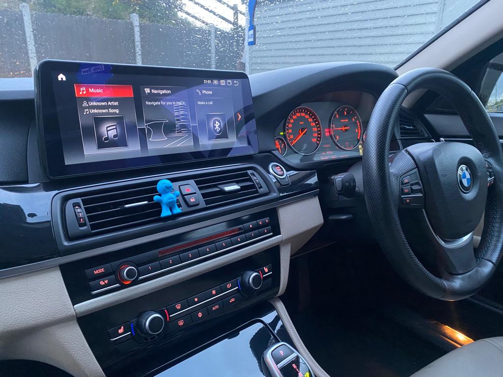 Upgraded to the 5 series G30 style 12" touchscreen